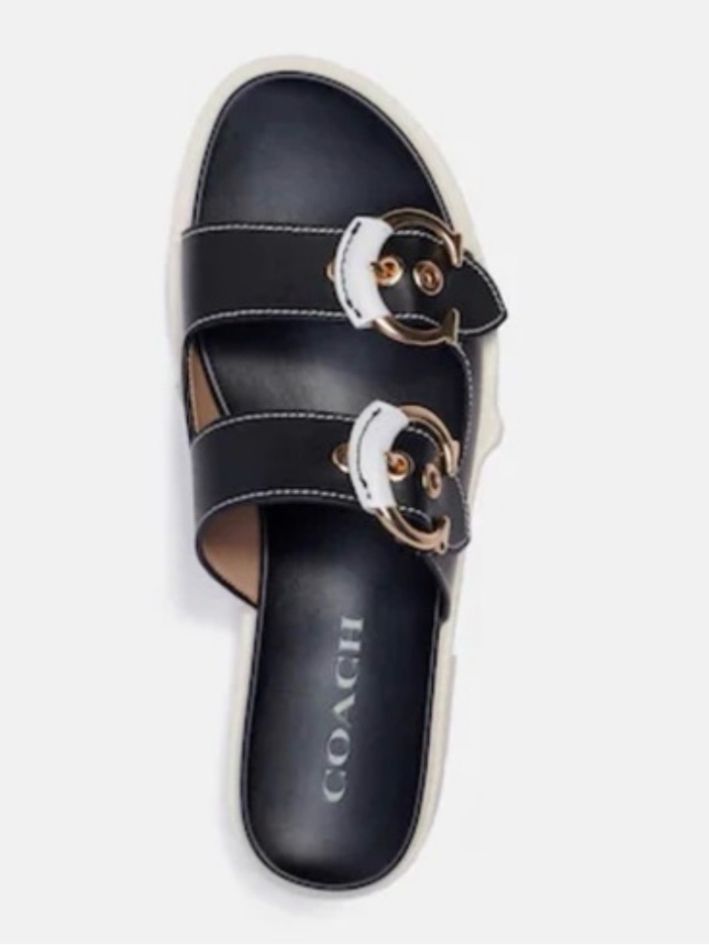 Coach Piper Leather Sandal - Picture 12 of 14